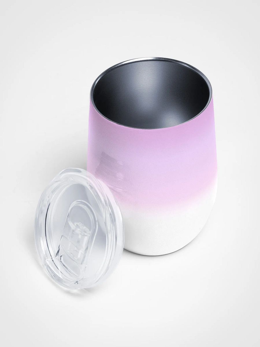 Wine tumbler - Unicorn pink gradient product image (3)