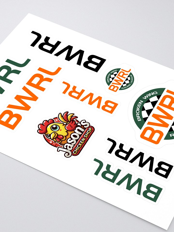 BWRL Assorted sticker sheet product image (2)