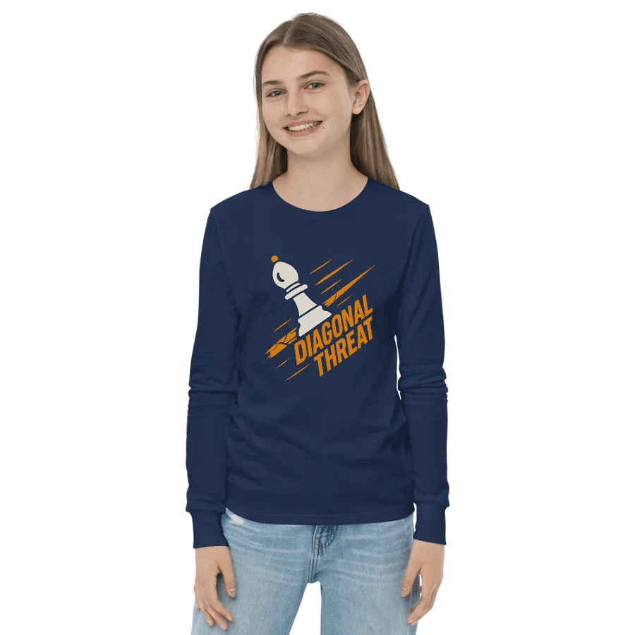 Diagonal Threat - Youth Long Sleeve T-Shirt product image (8)