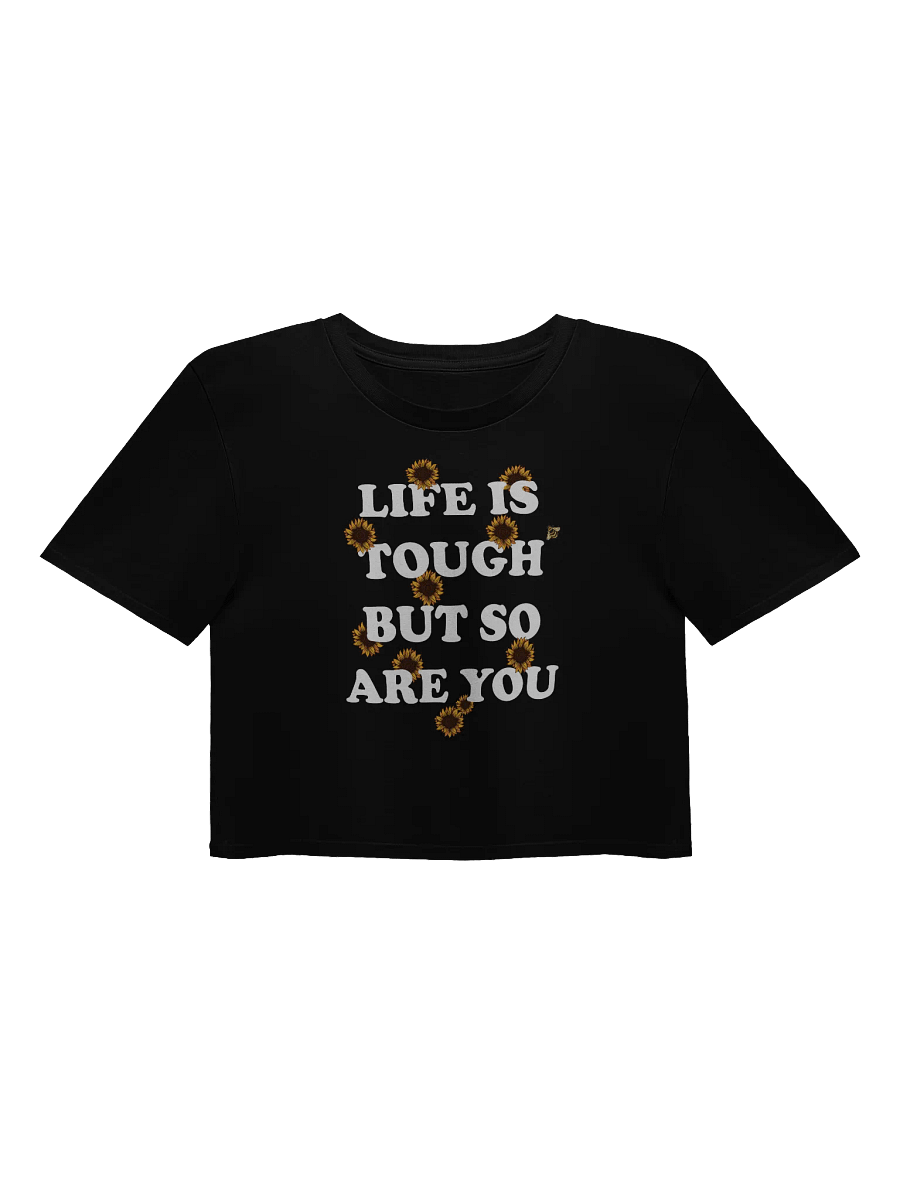 Life Is Tough Vintage Crop - White product image (1)