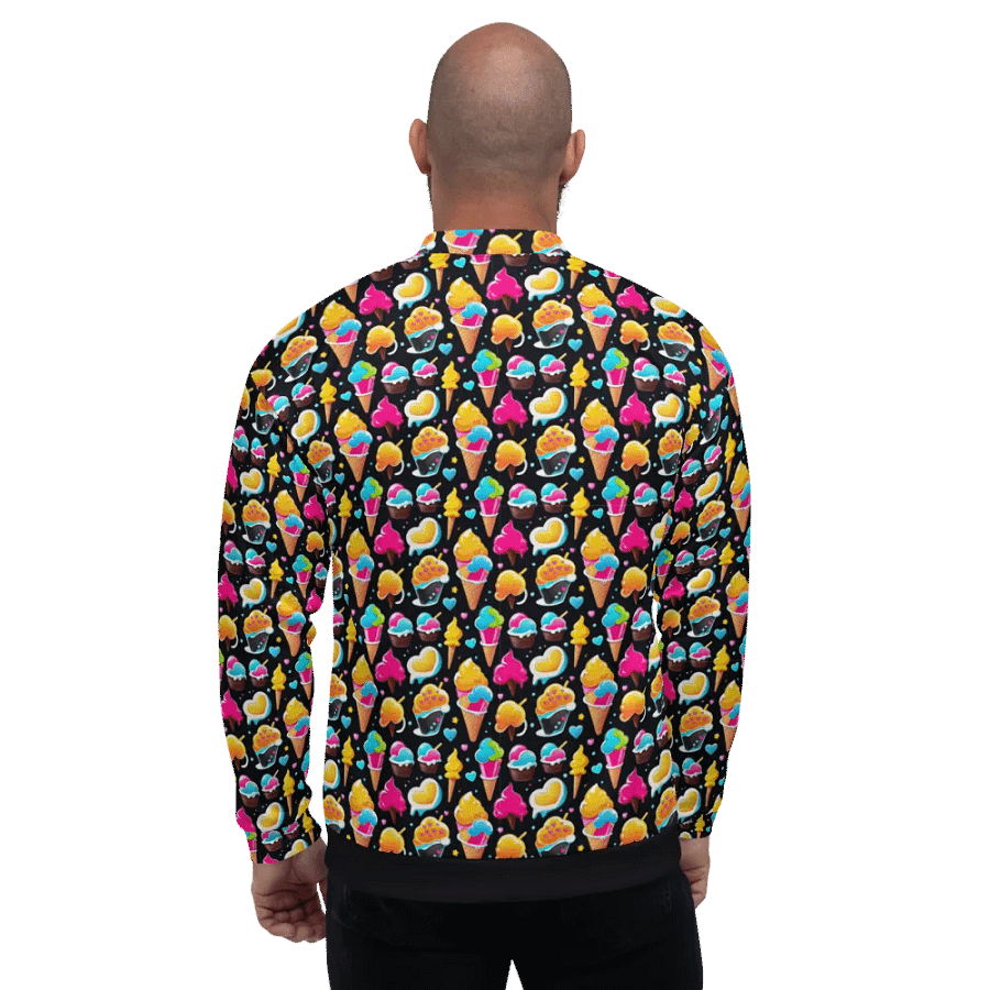Ice Cream Pattern All Over Print Jacket product image (3)