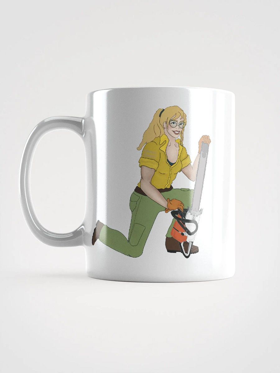 Blonde Chainsaw Pinup Mug product image (1)