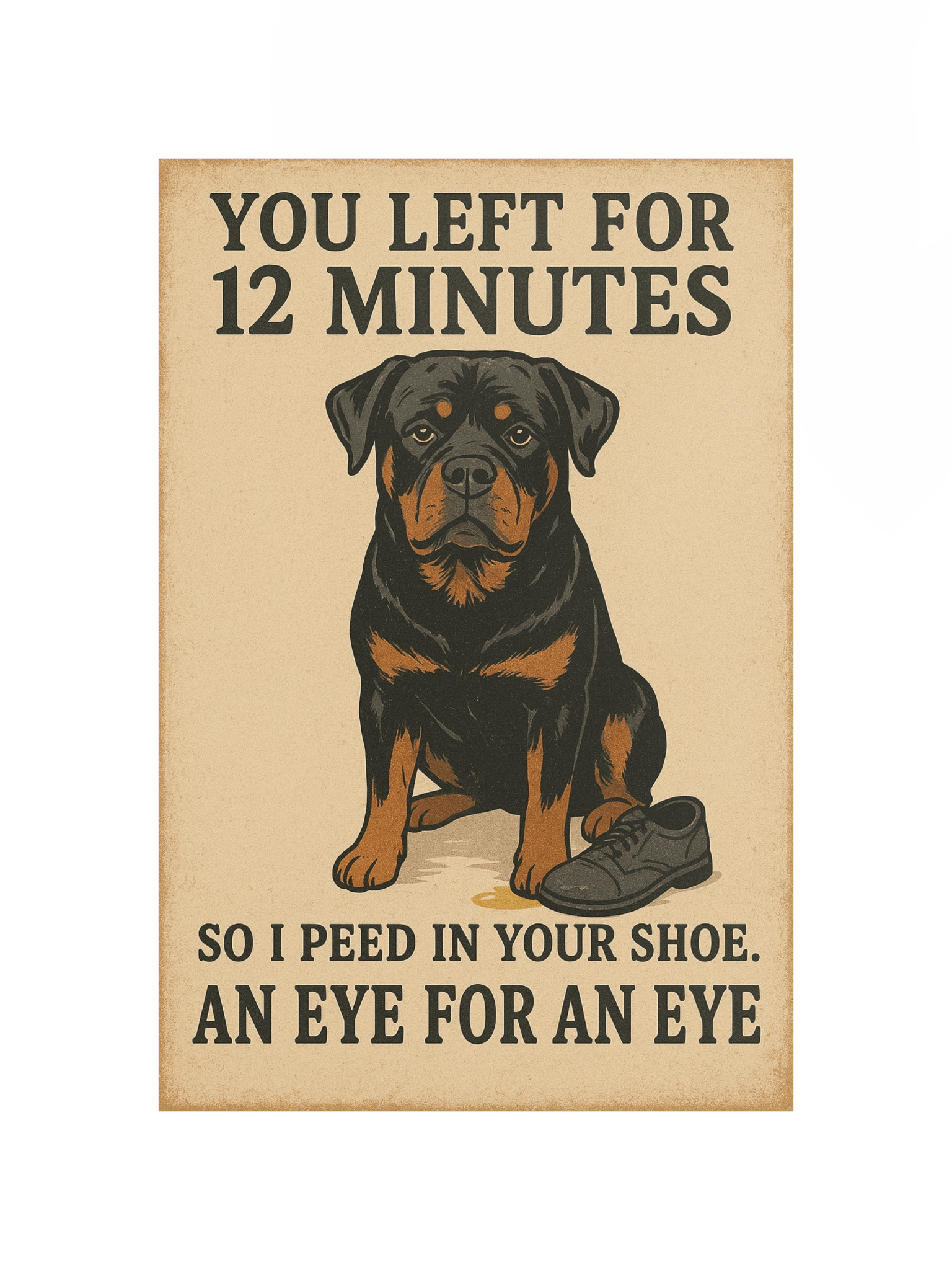 Revengeful Rottweiler Poster product image (11)