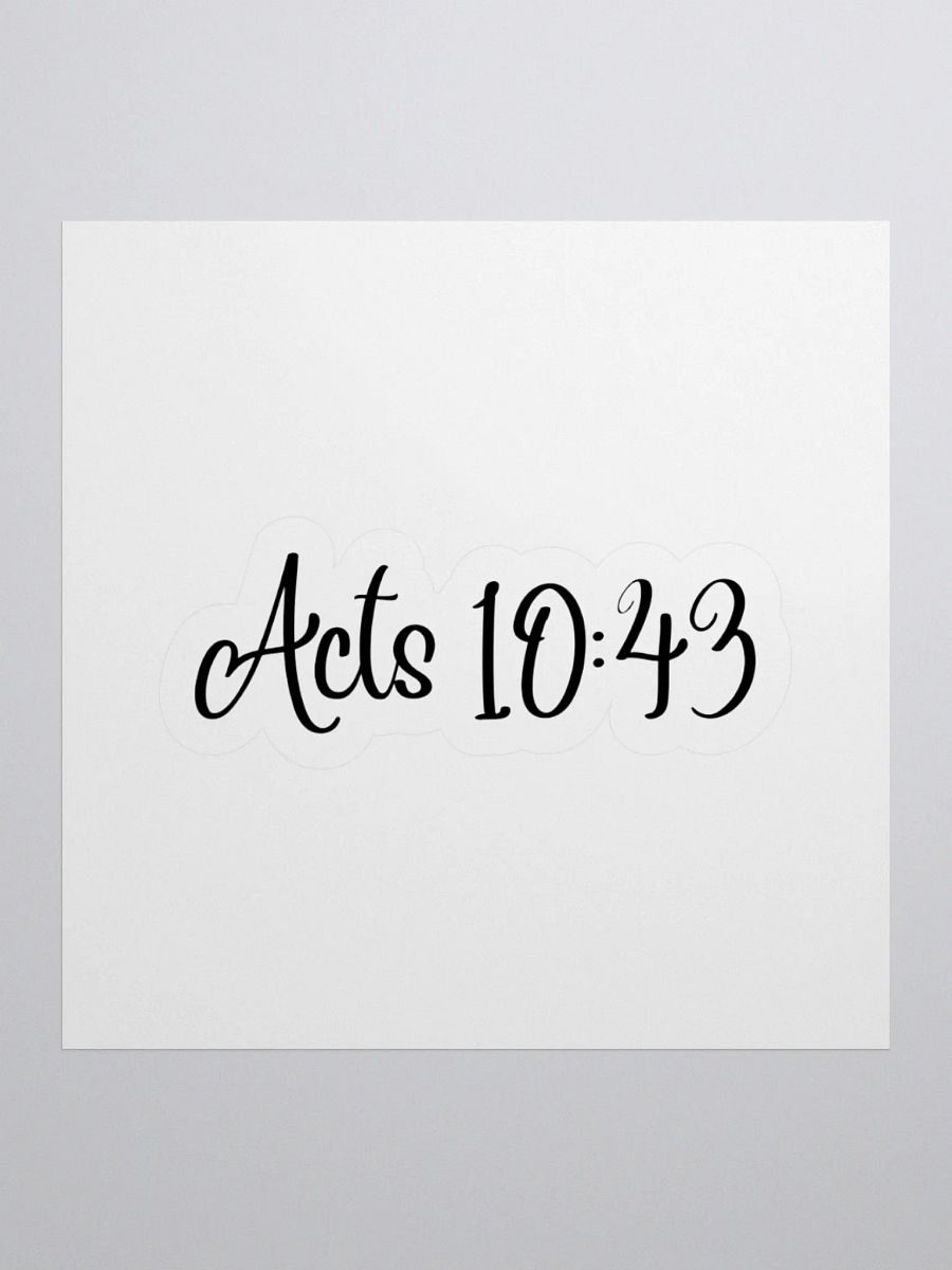 Acts 10:43 product image (2)