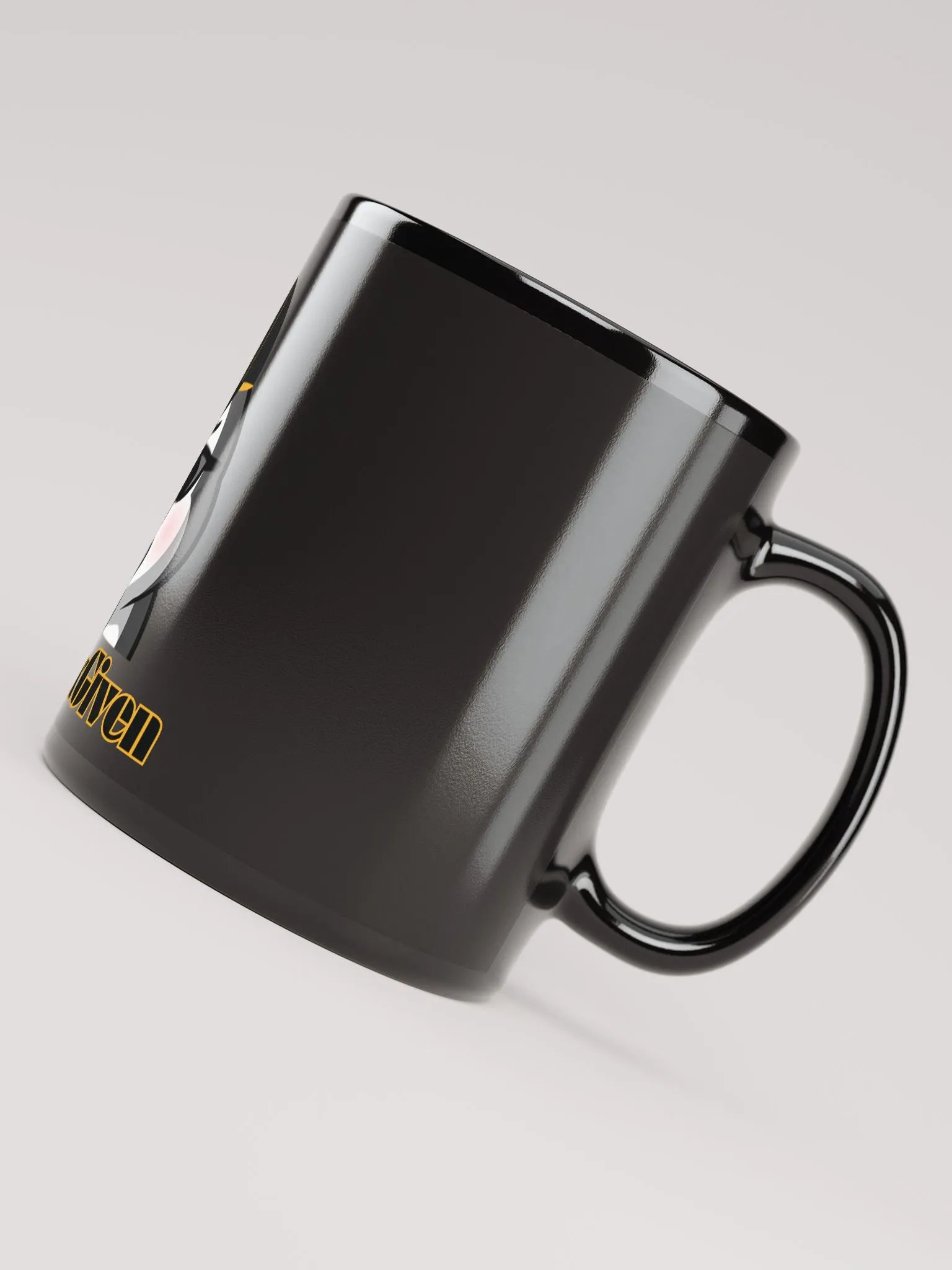 SnowTuxGiven Black Glossy Mug product image (4)