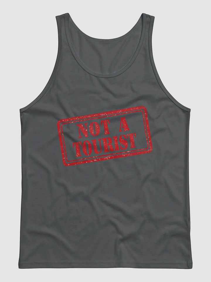 'NOT A TOURIST' Stamp Jersey Tank product image (1)
