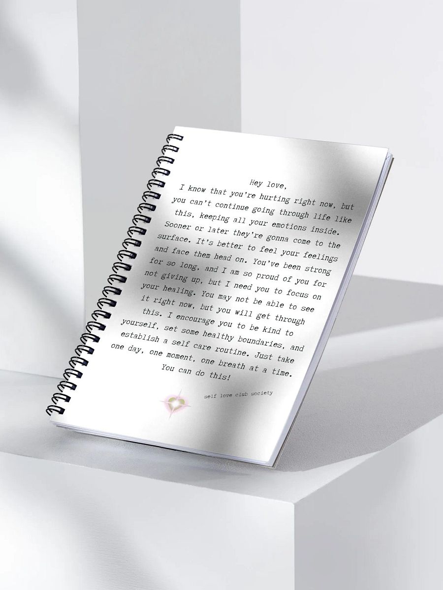 Hey Love – Encouraging Dot Journal with Soft-Touch Cover and Minimalist Design product image (3)