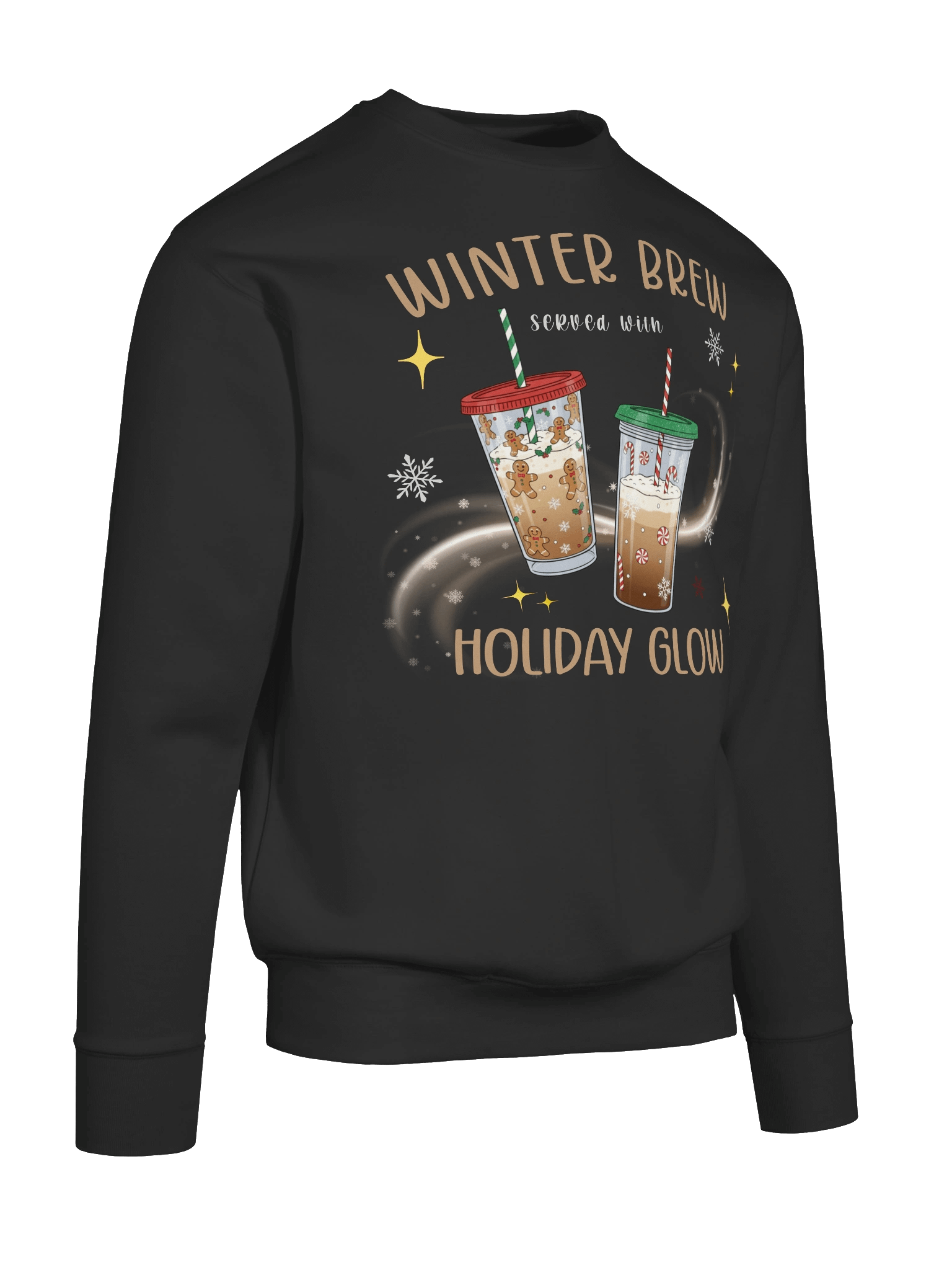 Winter Brew with Holiday Glow To Go – Festive Holiday Coffee Cup Design | Cozy Christmas Aesthetic Art product image (57)
