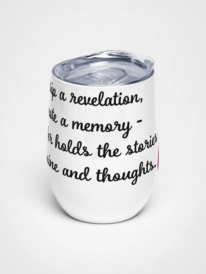 NeonHalo Notes Wine Tumbler product image (2)