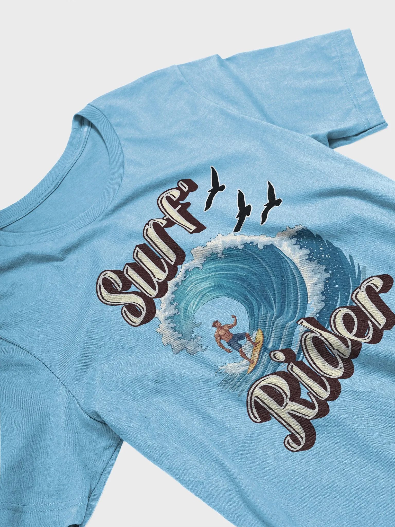 Surf Rider Ride the Wave T-Shirt product image (2)