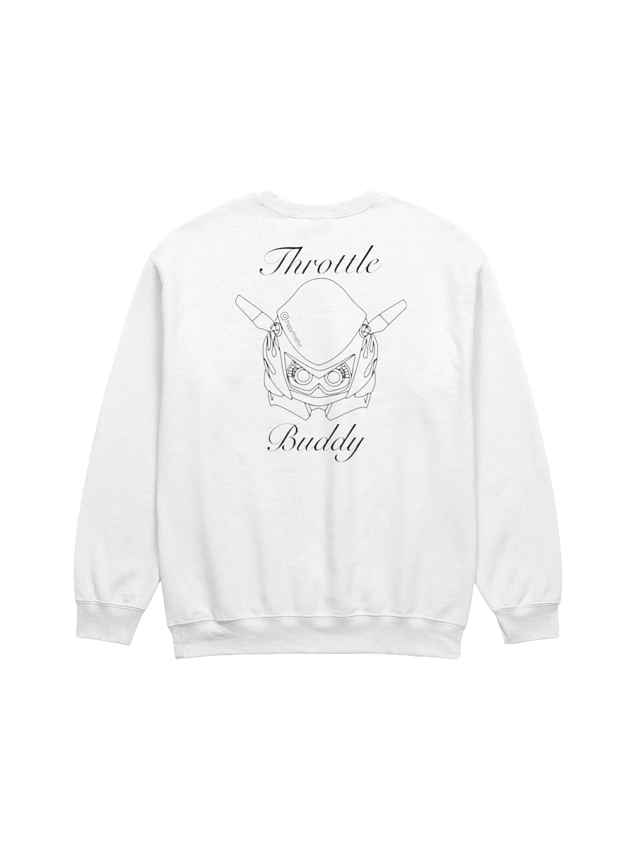 ThrottleBuddy Sweater White product image (1)