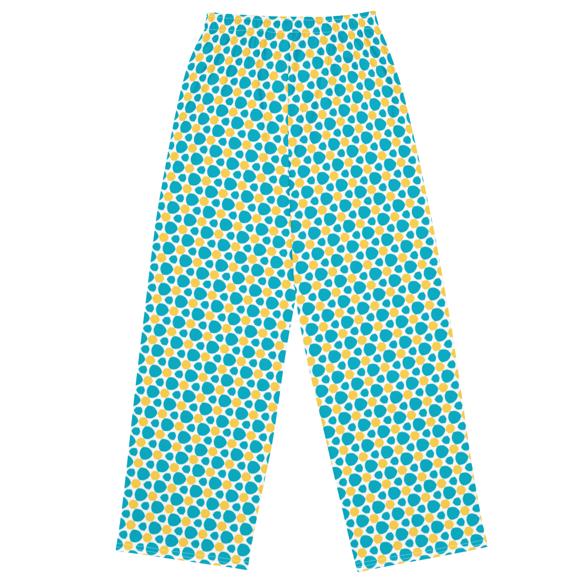 Turquoise and Yellow Stones Wide-Leg Pants product image (3)