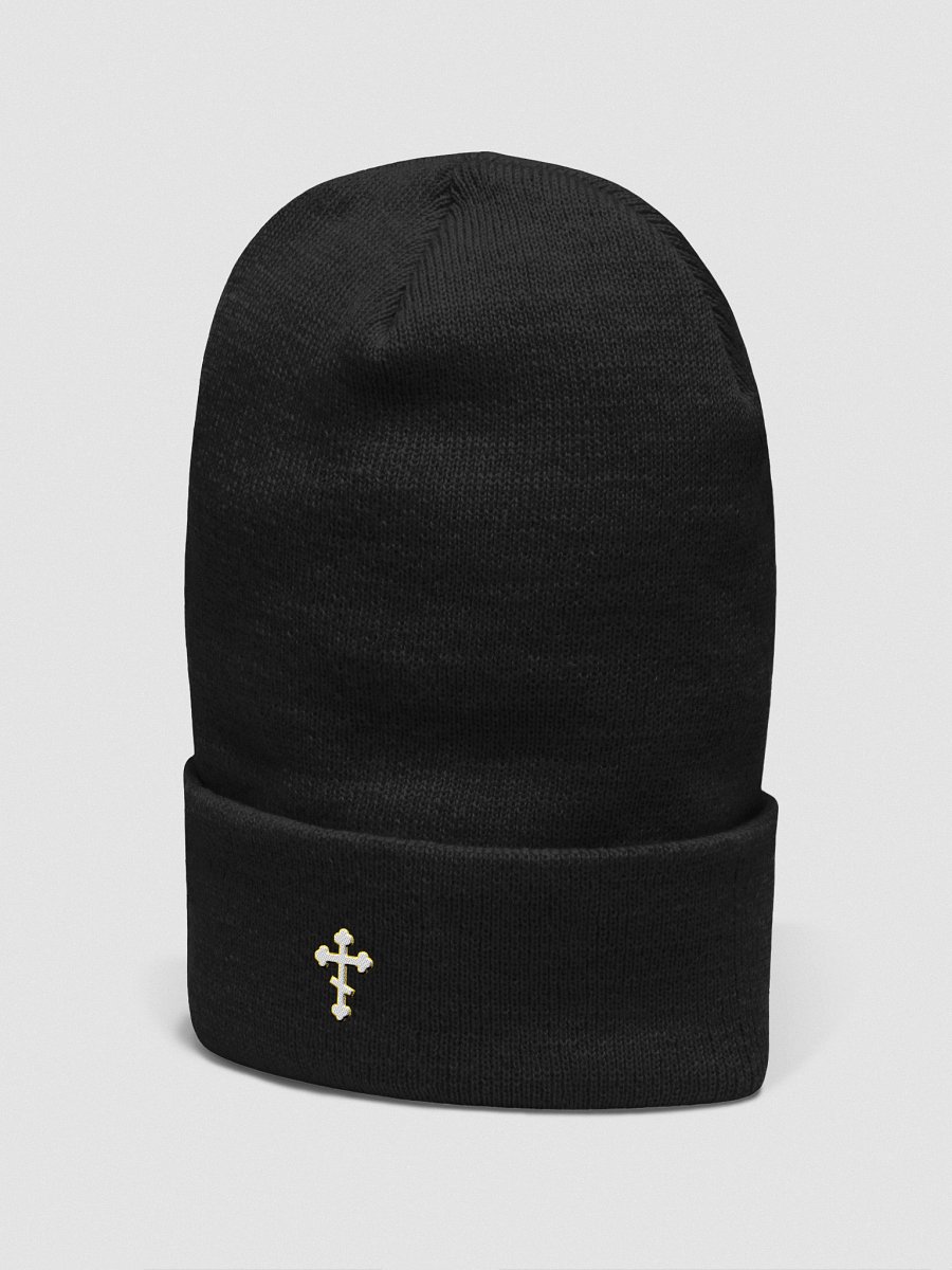 Orthodox Cross Cuffed Beanie product image (2)