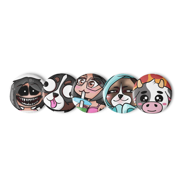 Emotes Pin Button Set product image (3)