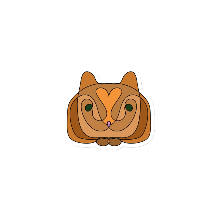 Symmetry Loaf Cat Magnet product image (1)