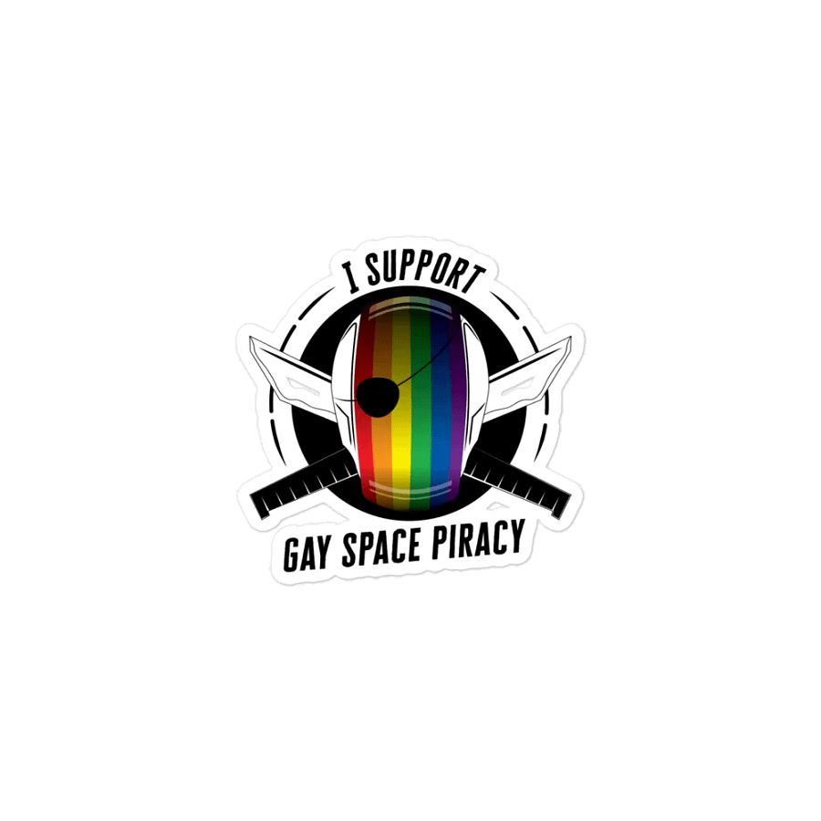 Gay Space Piracy Magnet product image (1)
