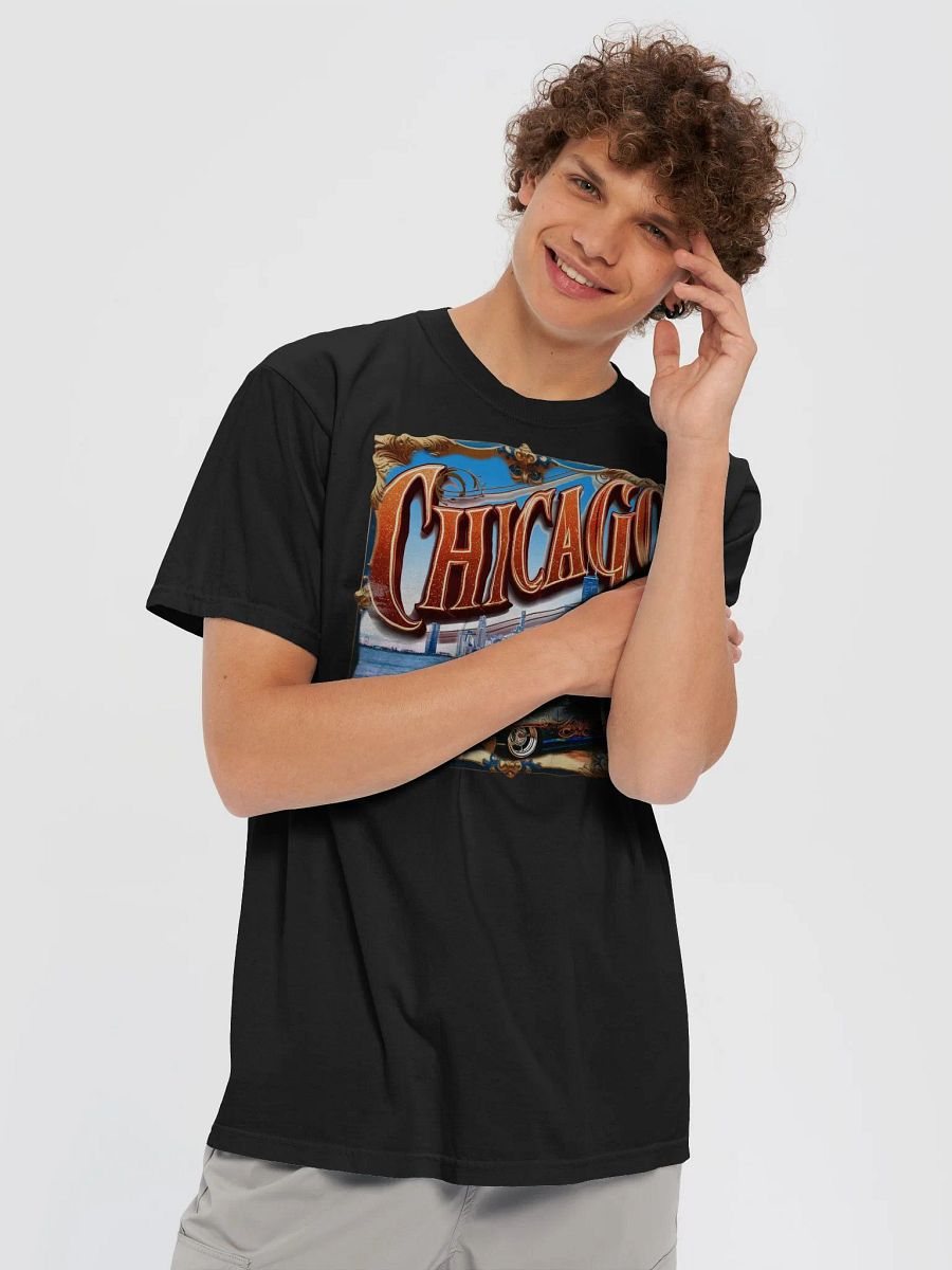 Chicago Skyline Heavyweight T-Shirt product image (66)