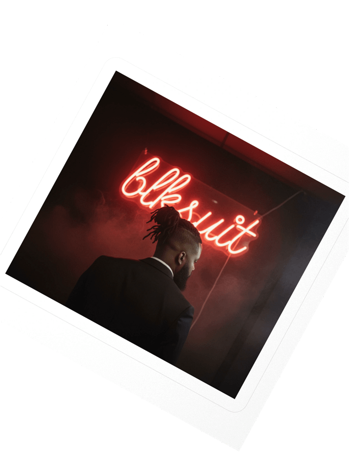 Blksuit "Neon Nites" Kiss Cut Stickers product image (2)