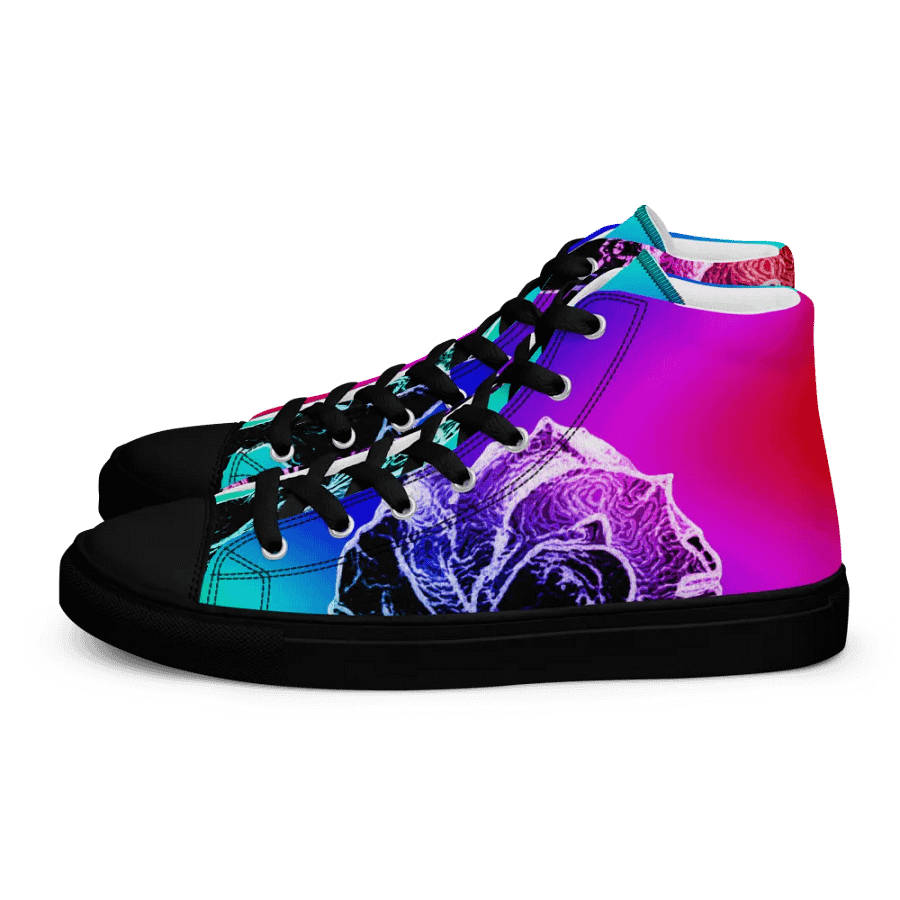 Hint of rose high top canvas shoes (womens) product image (5)