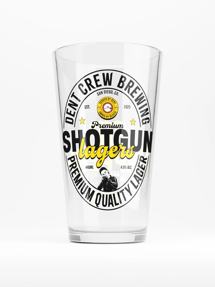 Sip Happens With Shotgun Lagers Pint Glass product image (1)