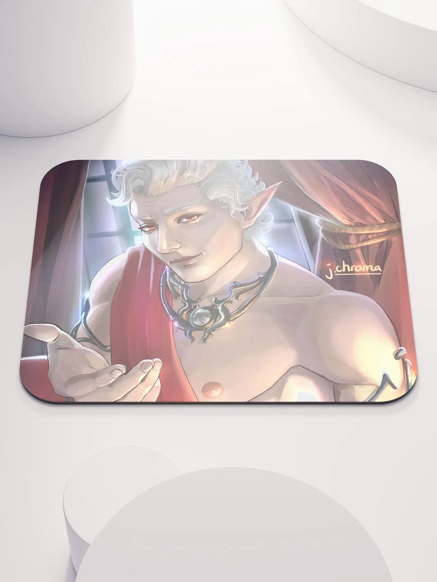 Vampire Valentine - Romantic Pinup Game Fanart - Game Mousepad - Art by CosmicChroma product image (1)