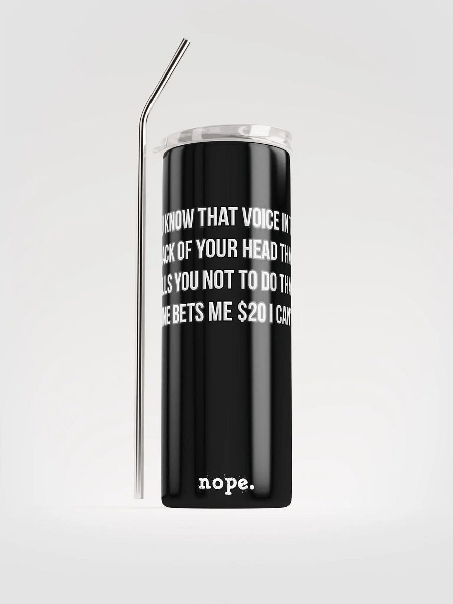 nope. resolute - voice tumbler 1 product image (1)