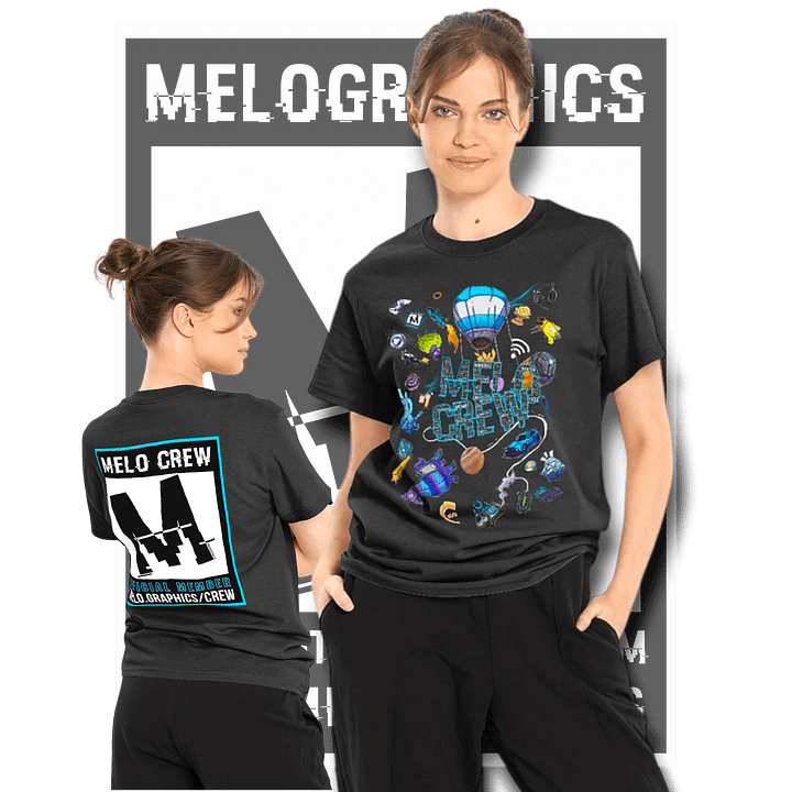 #MELOtober 2024 Personalized MELO CREW Chaos - Premium T-Shirt | #MadeByMELO product image (1)