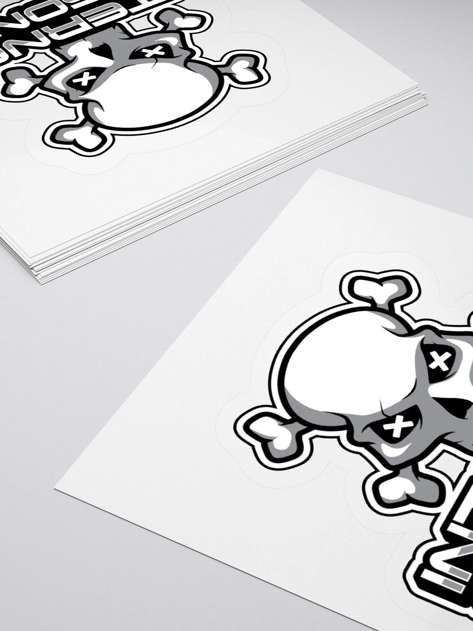 Internet Poisoned Y2K Sticker – Funny Skull Meme Design product image (12)