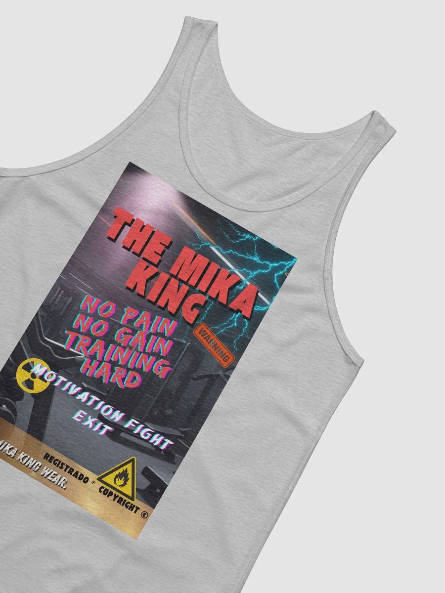 Camiseta sin mangas Bella y The Mika King Wear Edicion No Pain No Gain Training Hard. product image (4)