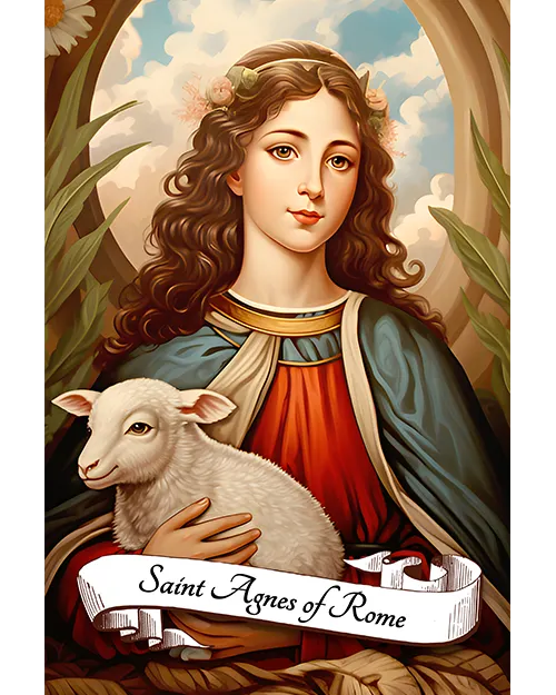 Saint Agnes of Rome Poster product image (1)