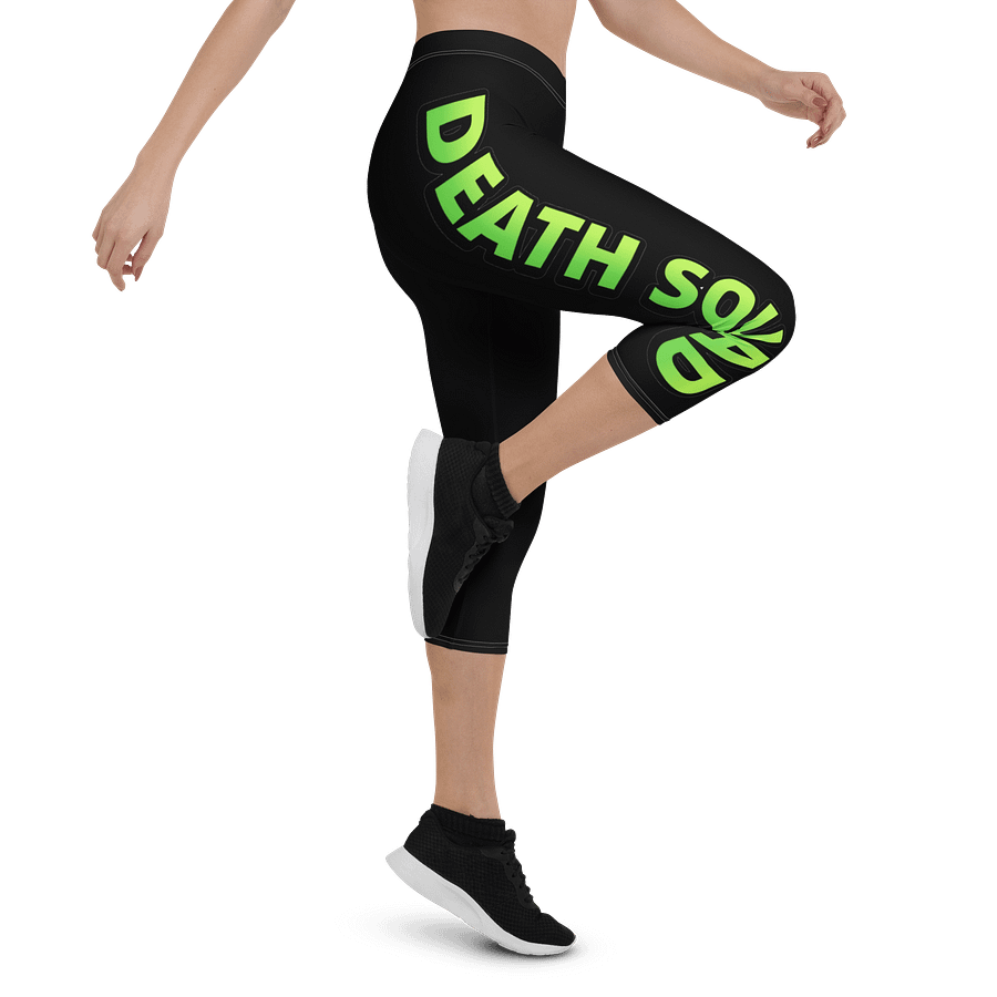 Death Squad Slime Capri Yoga Pants Black product image (5)