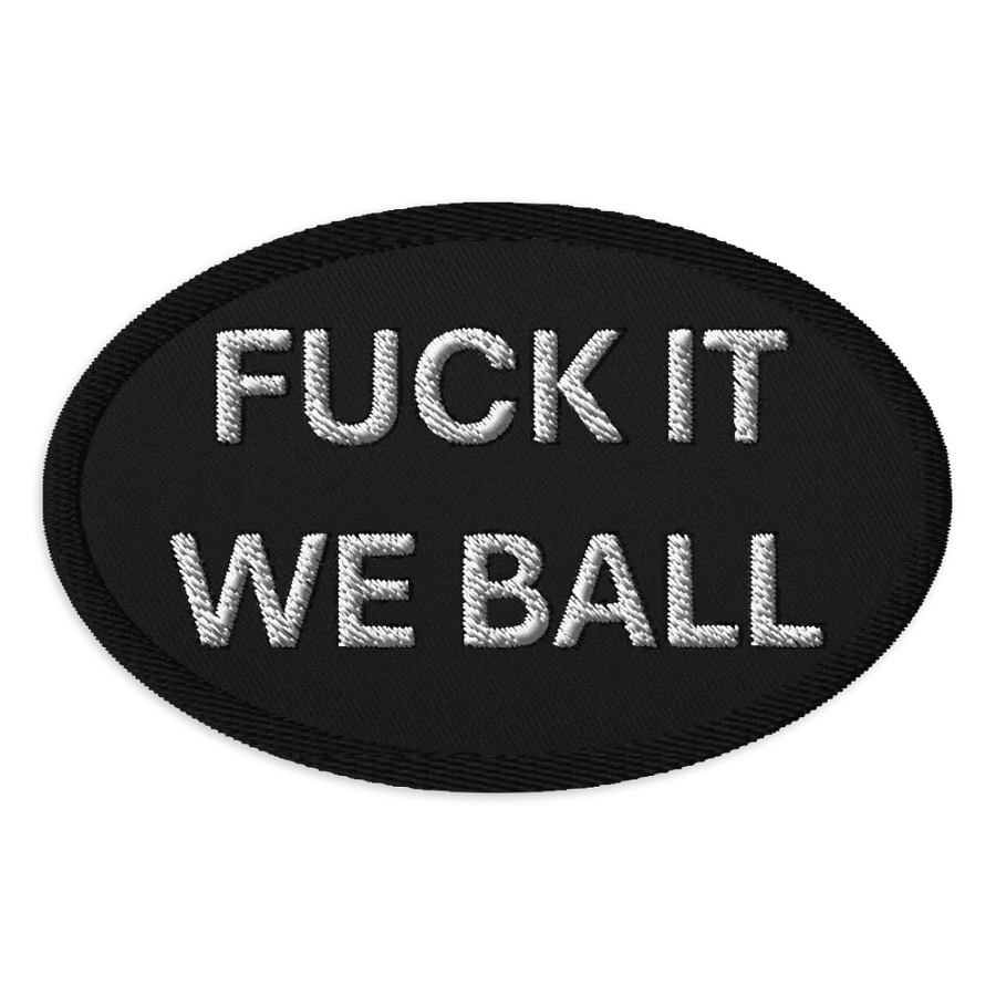 FUCKITWEBALL patch product image (1)