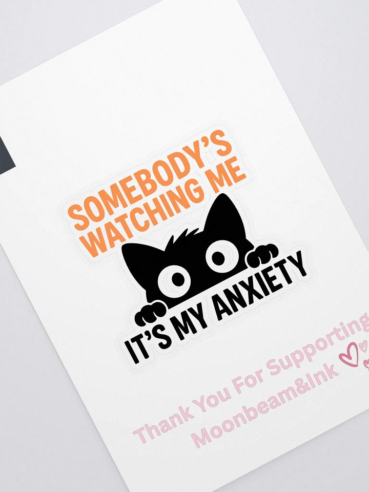 Anxiety Kitty Sticker product image (1)