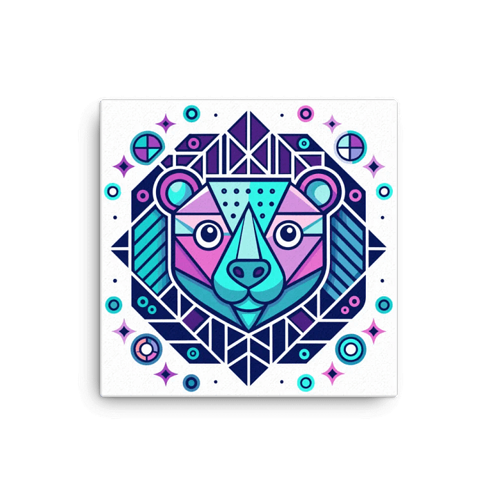 Geometric Mandala Bär 7 , Canva product image (1)