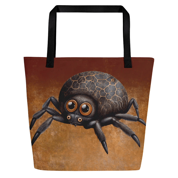 Spooky Moth & Spider Tote Bag. product image (1)