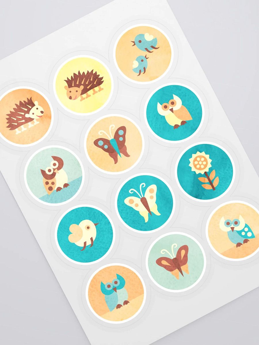 Boho Animal Sticker Sheet product image (1)
