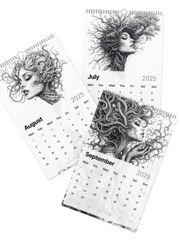 Where Shadows Whisper' | 2025 Calendar product image (7)