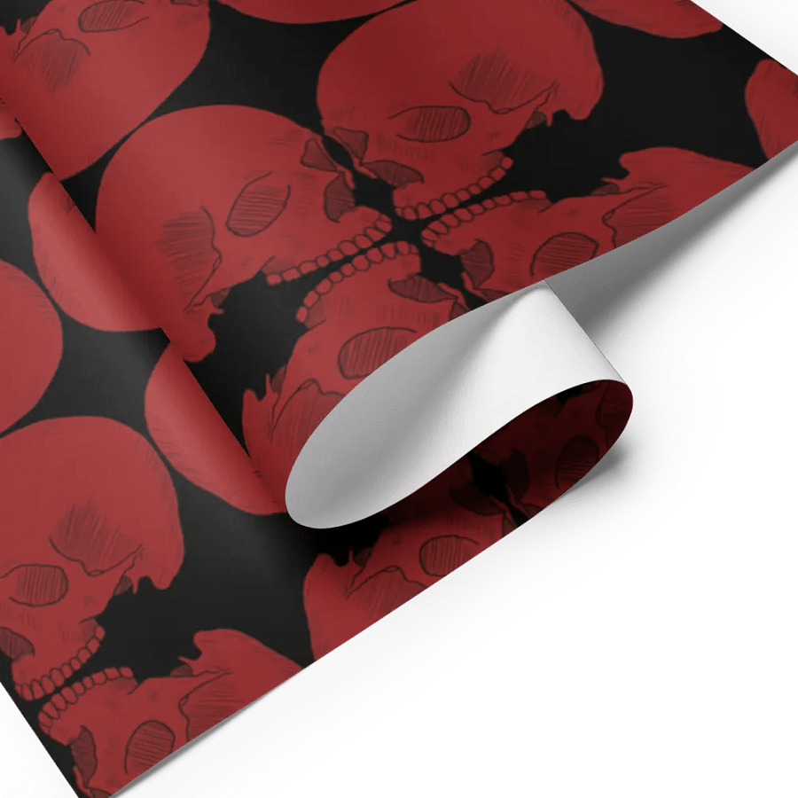 Skulls wrapping paper product image (7)