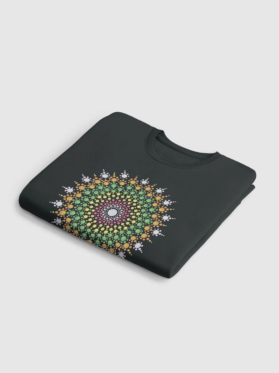 Pastel Dot Mandala Unisex Eco Sweatshirt product image (6)