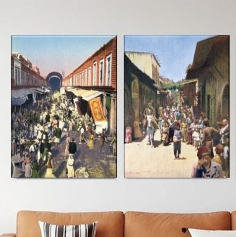 اسواق دمشق القديمة ثلاث صور product image (3)