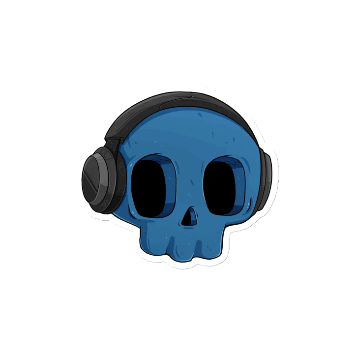 Skull Kid Die-Cut Magnet - 4