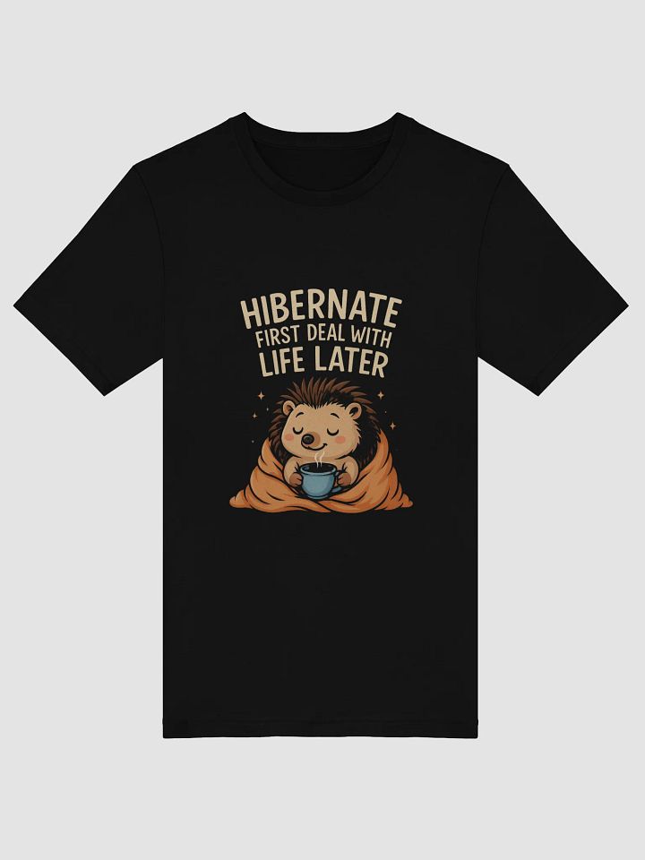 Cozy Hibernate Hedgehog T-Shirt product image (1)