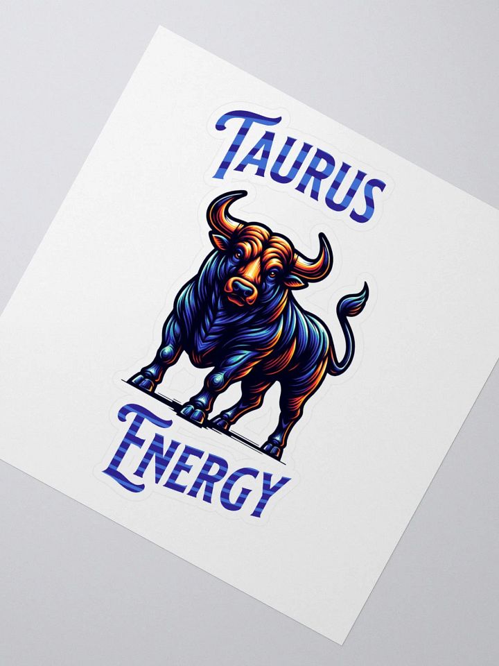 Zodiac Sign Taurus Energy Sticker product image (2)