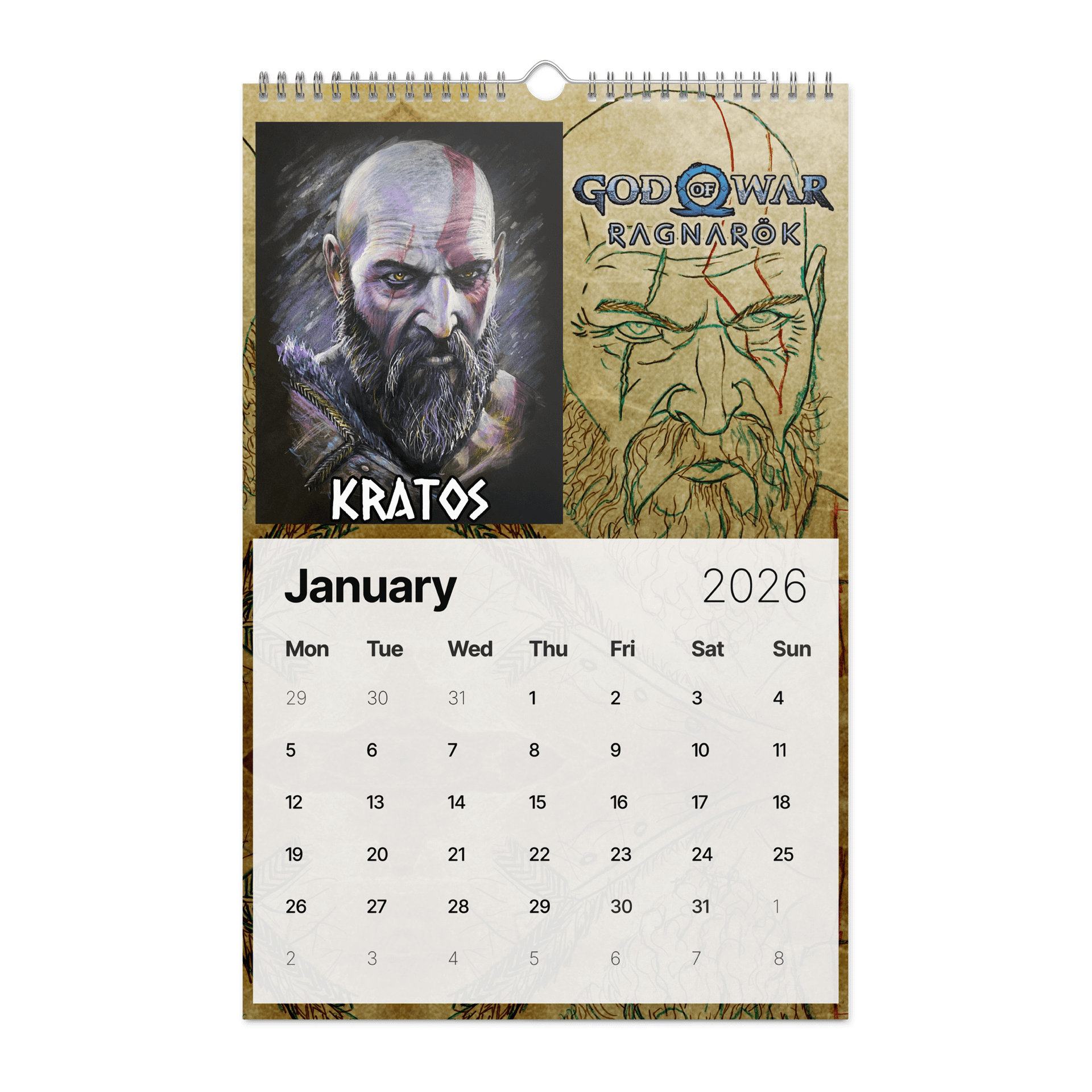 ELFSAR's 2026 God of War Ragnarök Calendar product image (2)