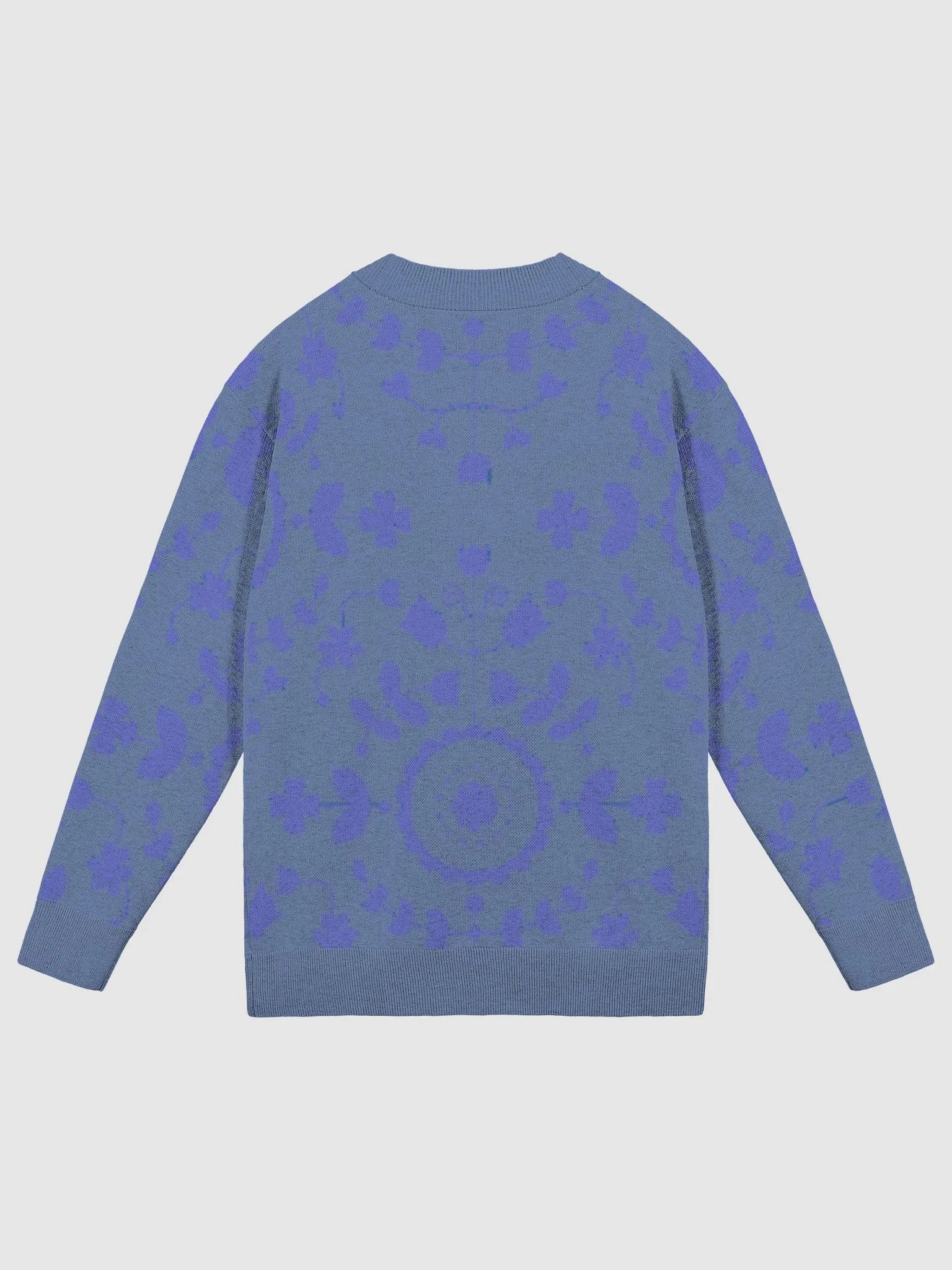 Boho Floral Denim Blue Cardigan product image (2)