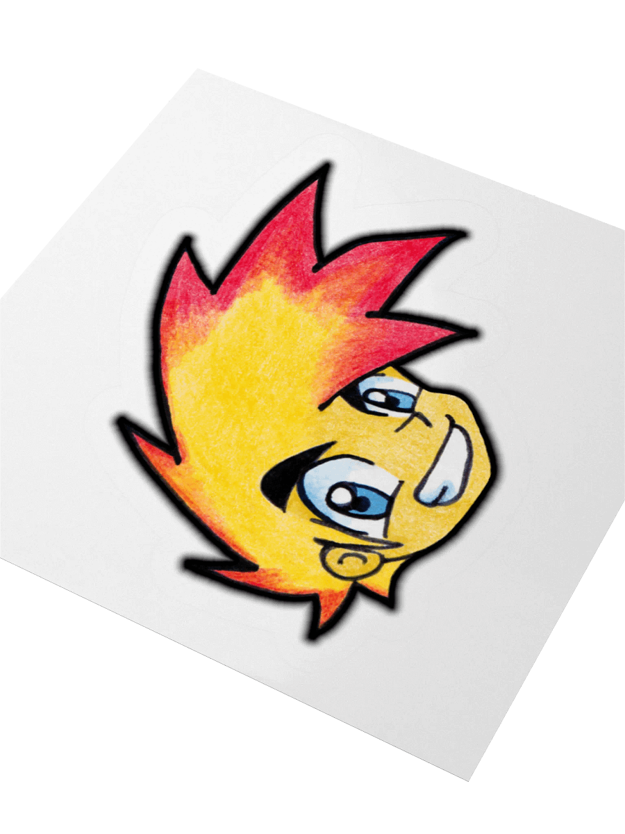 'Red' Kiss Cut Stickers product image (3)