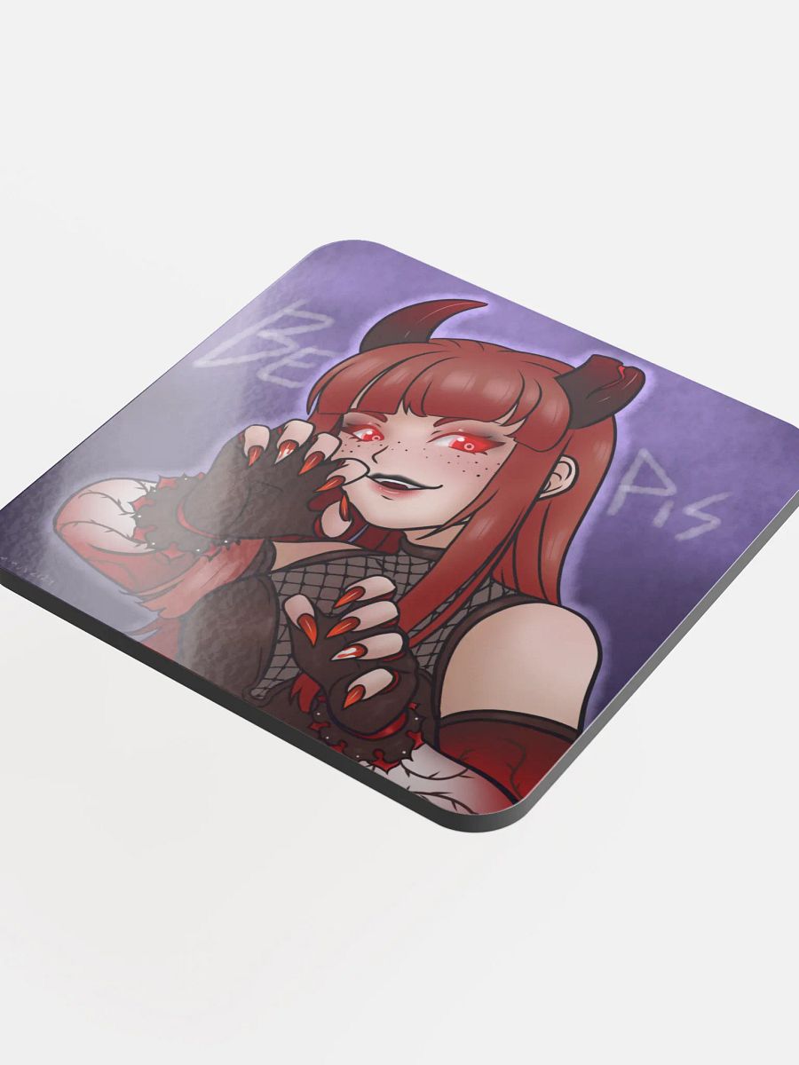 Demonic Glossed Cork Coaster product image (4)