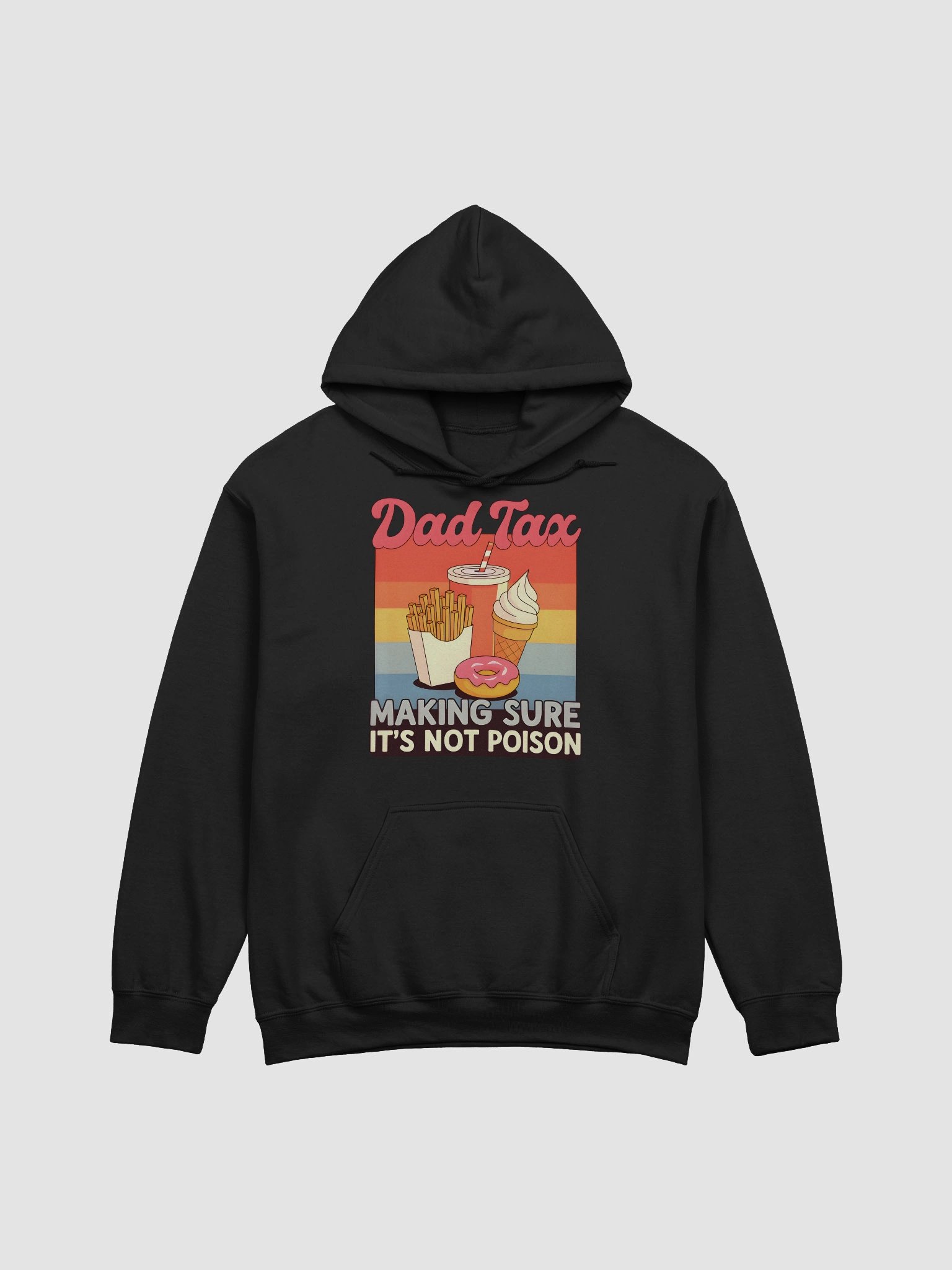 Funny Dad Hoodie – “Dad Tax” Vintage Graphic Sweatshirt for Fathers product image (1)