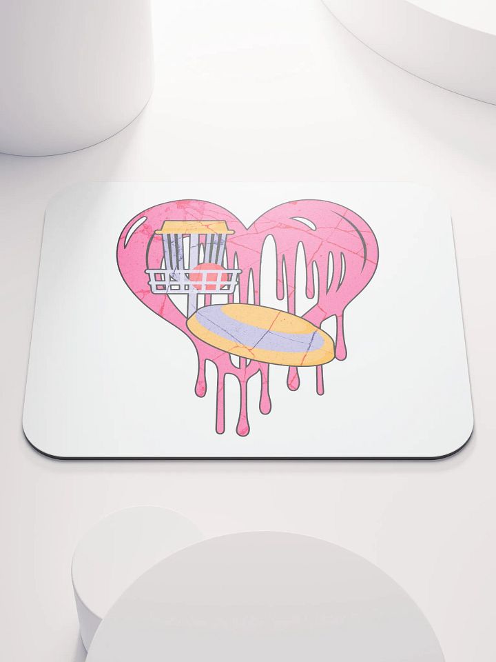 Heart Disc Golf Mouse Pad product image (2)