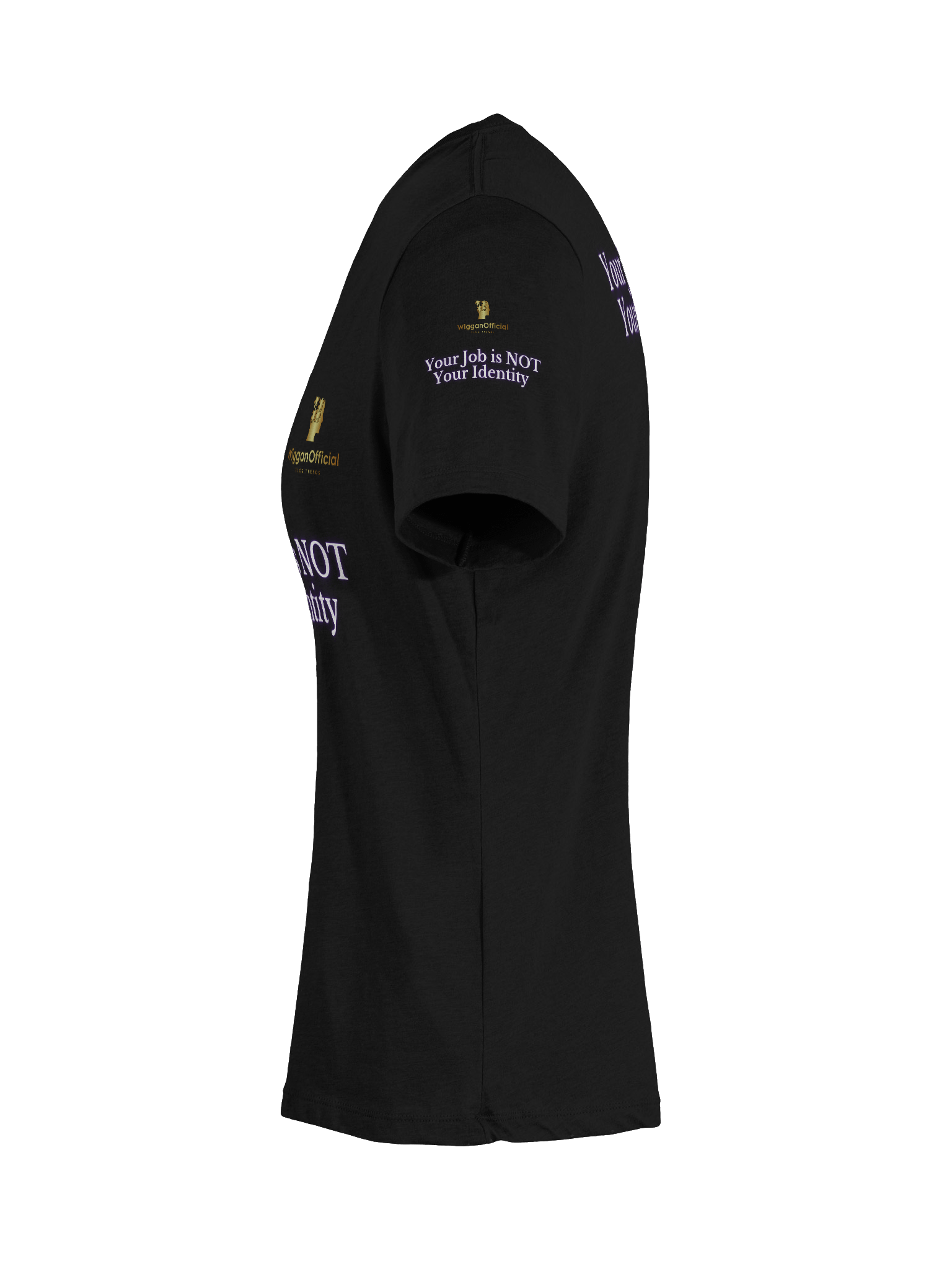 WigganOfficial Your Job Is NOT Your Identity V-Neck T-Shirt product image (67)